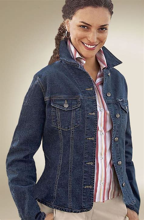 soft stretch denim jacket